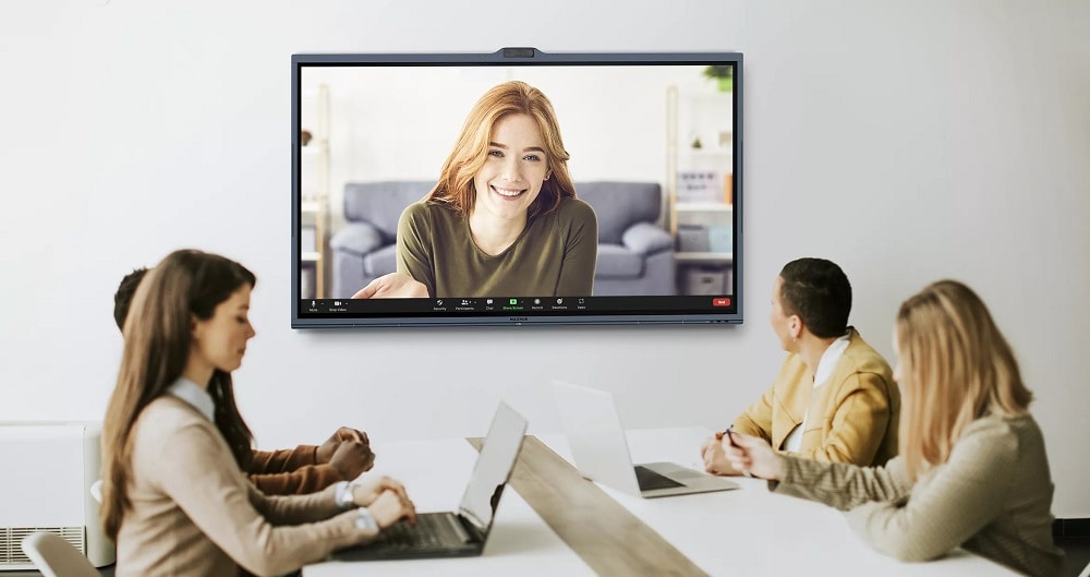 M&agrave;n h&igrave;nh Maxhub trong ph&ograve;ng họp doanh nghiệp