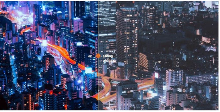 Hỗ trợ tr&igrave;nh chiếu video 4K