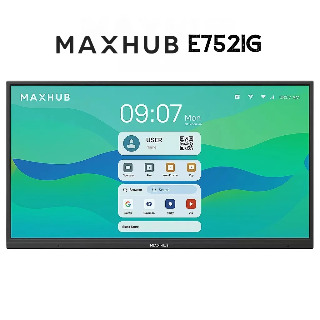 Màn hình tương tác MAXHUB E7521G - Giải pháp giáo dục tối ưu với màn hình 4K 75 inch