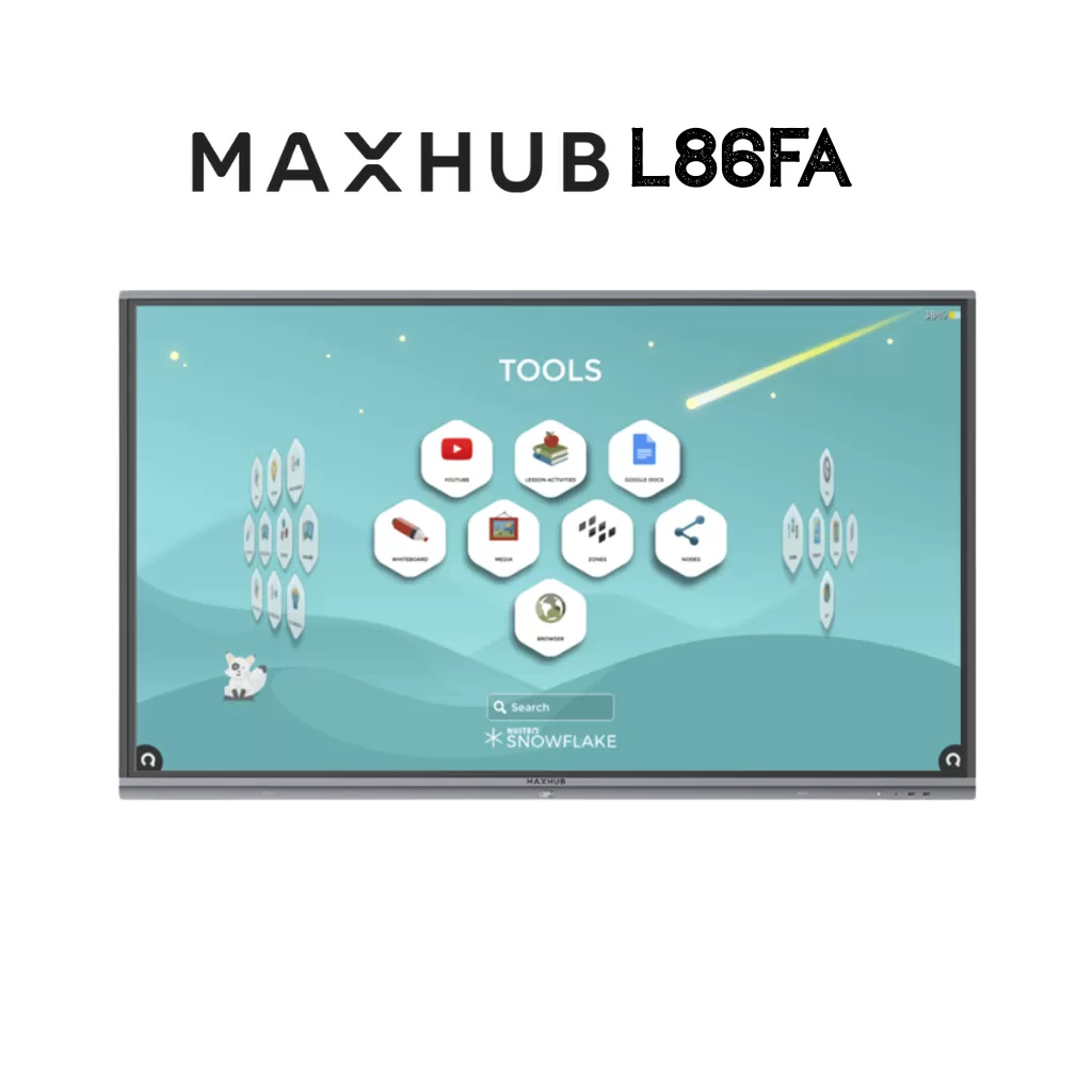 MÀN HÌNH TƯƠNG TÁC MAXHUB L86FA CHO GIÁO DỤC 86 INCH