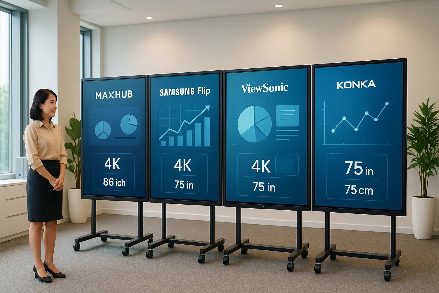 So sánh màn hình tương tác MAXHUB với các thương hiệu khác: Phân tích toàn diện cho người mua 2025